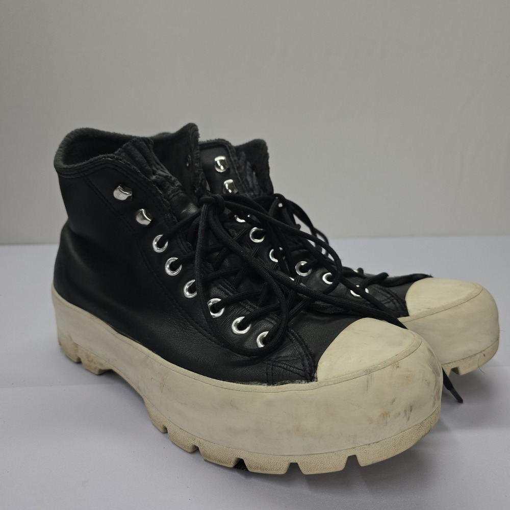 Converse Chuck Taylor All Star Lugged Winter GORE-TEX Black Leather Boots Womens